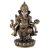 craftvatika Ganesha-Statue, Ganesha-Idol, kaltgegossene Bronze-Skulptur, Hindu-Gott, Ganesha-Statue, Diwali-Geschenke