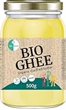 Go-Keto BIO Ghee 500g - geklrte Butter von grasgeftterten Khen, BIO zertifiziert, Ayurveda, perfekt fr die Keto Dit, ideal zum Backen und Braten, laktosefrei, glutenfrei, non GMO