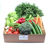 Obstprofi24 - Klassische Gemüsebox-Gemüsekiste aus einer besten Auswahl an reifem saisonalem Salat und Gemüse 4kg