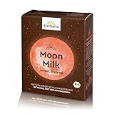 Herbaria Moon Milk sweet dreams bio 5x5g - ayurvedisch inspirierte Bio-Gewürzmischung mit Ashwagandha - für Entspannungs- & Schlummertrunk - leckerer Kakao & Zimt Geschmack