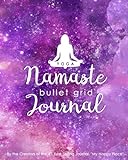 Yoga Namaste Bullet Grid Journal: A Perfect Gift for Yogis, 150 Dot Grid and Inspiration Pages, 8x10, Professionally Designed (Journals, Notebooks and Diaries)