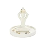 balvi - Yoga Ringhalter aus Keramik. Ablagefläche für Ringe und Schmuck. Aus Keramik hergestellt. for
