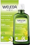 WELEDA Bio Citrus Erfrischungsbad, Naturkosmetik Bio Badezusatz erfrischt und entspannt Körper und Geist mit ätherischen Citrusölen, Bade Essenz mit angenehmem Zitrus Duft (1 x 200 ml)