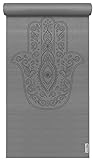 YOGISTAR Yogamatte yogimat® basic - art collection - hand of fatima 183 x 61 x 0.4 cm, graphit