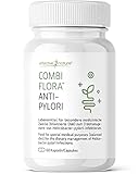 Combi Flora AntiPylori mit Pylopass - 60 vegane Kapseln - Hochdosiert mit 400 mg pro Tag - Bei Symptomen verursacht durch das Magenbakterium Helicobacter pylori
