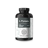 Veganes L-Tyrosin (240 Kapseln) - hochdosiert mit 1000 mg pro Tagesdosis - 4 Monate Reichweite - aus Fermentation, laborgeprüft und in Deutschland produziert - ohne unerwünschte Zusätze
