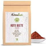 Rote Beete Pulver 1000g | erdig, herzhaft und süß | roh und gekocht verwendbar | ideal zum Färben von Lebensmitteln | vom Achterhof