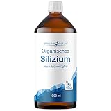 Organisches Silizium flüssig - 1000 ml - Besonders hohe Bioverfügbarkeit - Mit Monomethylsilantriol - 9 mg Silizium organisch pro Tag - Einfache Dosierung