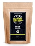 Reishi Pulver Bio 125g - Ganoderma lucidum - Glänzende Lackporling - Reishipulver - Pilz der Unsterblichkeit - ohne Zusätze - Vegan - Abgefüllt in Deutschland - Biotiva