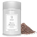 Boomers Gourmet - Kala Namak Salz, naturbelassenes Schwarzsalz für die indische und vegane Küche als Ei-Ersatz - Gewürzdose 11,5 cm - 250 g