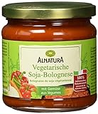Alnatura Bio vegetarische Soja-Bolognese mit Gemüse, 350ml
