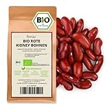 Kamelur 1kg BIO Kidneybohnen getrocknet – rote Bohnen getrocknet & ohne Zusätze - Kidney Bohnen BIO in biologisch abbaubarer Verpackung