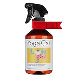 Yoga Cat Yogamatten Desinfektionsspray 500ml I Yogamatten Reiniger I Yogamatten Spray I Matte bleibt rutschfest I Angenehmer Geruch mit Ätherischem Öl I Vegan & Biologisch Abbaubar I Made in Germany