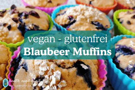 Blaubeer Muffins vegan glutenfrei