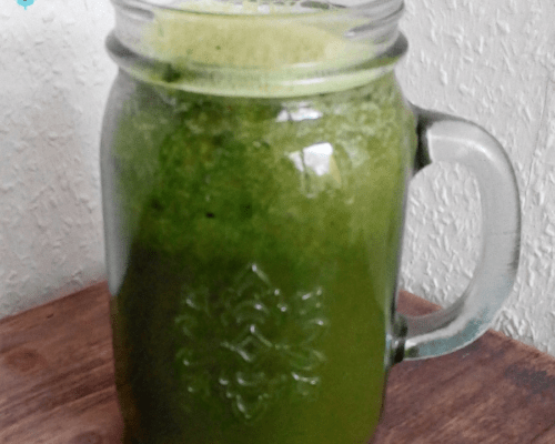 Grüner Göttinen-Smoothie vegan