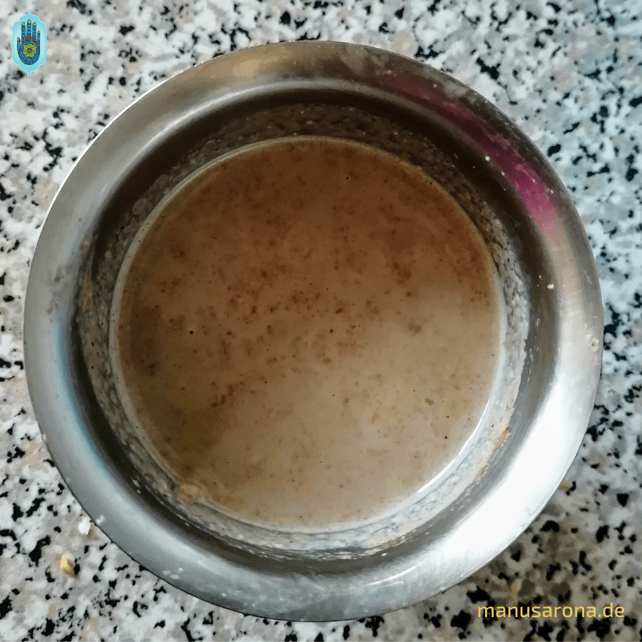 Blitzschnelles, veganes Tahini-Dressing | Manu Sarona • health mind spirit Rezept: vegan Tahini-Dressing